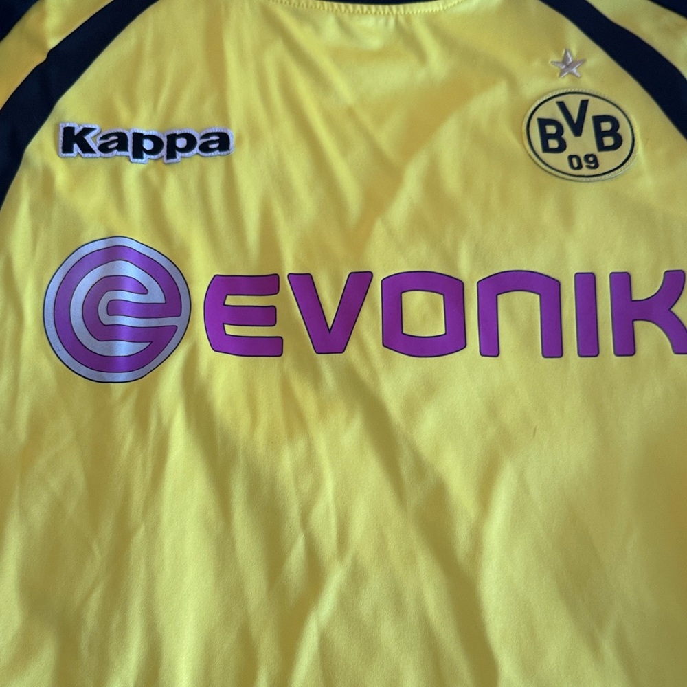 Borissia Dortmund Kappa BVB Yellow and Black Soccer Jersey Germany - XXL - Picture 5 of 9